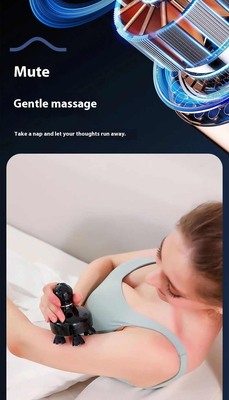 Electric Silicone Scalp Massager Vibration Kneading Head Massager Waterproof Handheld Hair Growth Stimulator Tool