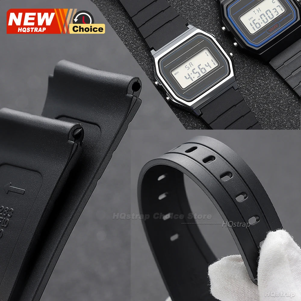 Universal Rubber Strap for Casio Watch Band 18mm 12mm 14mm 16mm 22mm 20mm for Women Men Waterproof Bracelet Silicone WatchStrap
