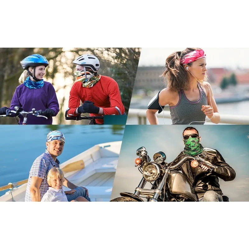 Breathable Sunscreen Scarf Outdoor Fishing Magic Face Scarf Neck Sleeve Cycling Mask Sports Headgear