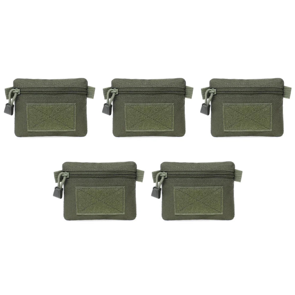Outdoor Camping EDC Molle Wallet Waterproof Portable Travel Zipper Waist Pouch for Camping Hiking Hunting EDC Pouch