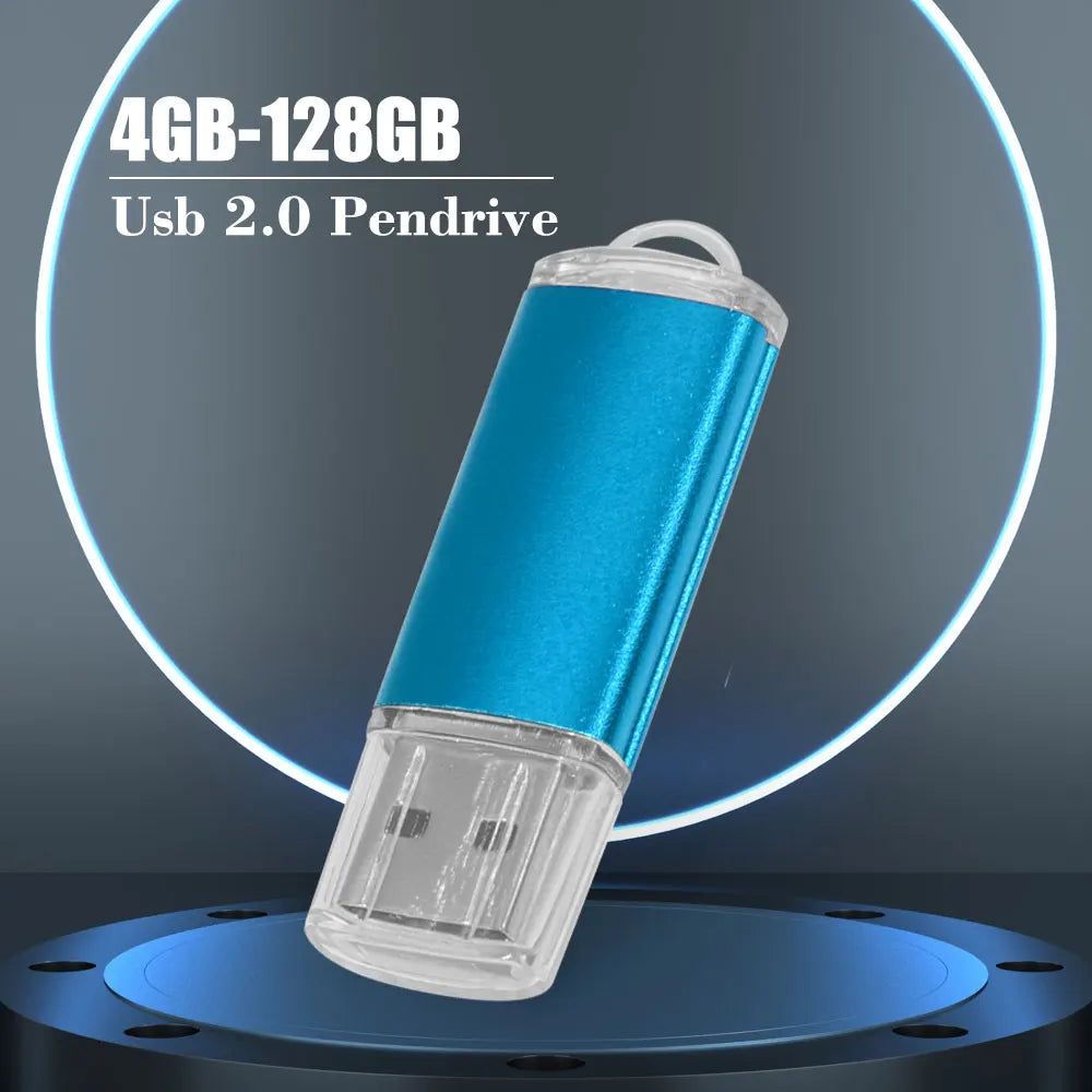 100PCS Custom Flash Drive Pen Drive 4GB 8GB 16GB 32GB 64GB High Speed Usb Stick 2. 0 Memoria Stick Memory Flash Drive Pendrive