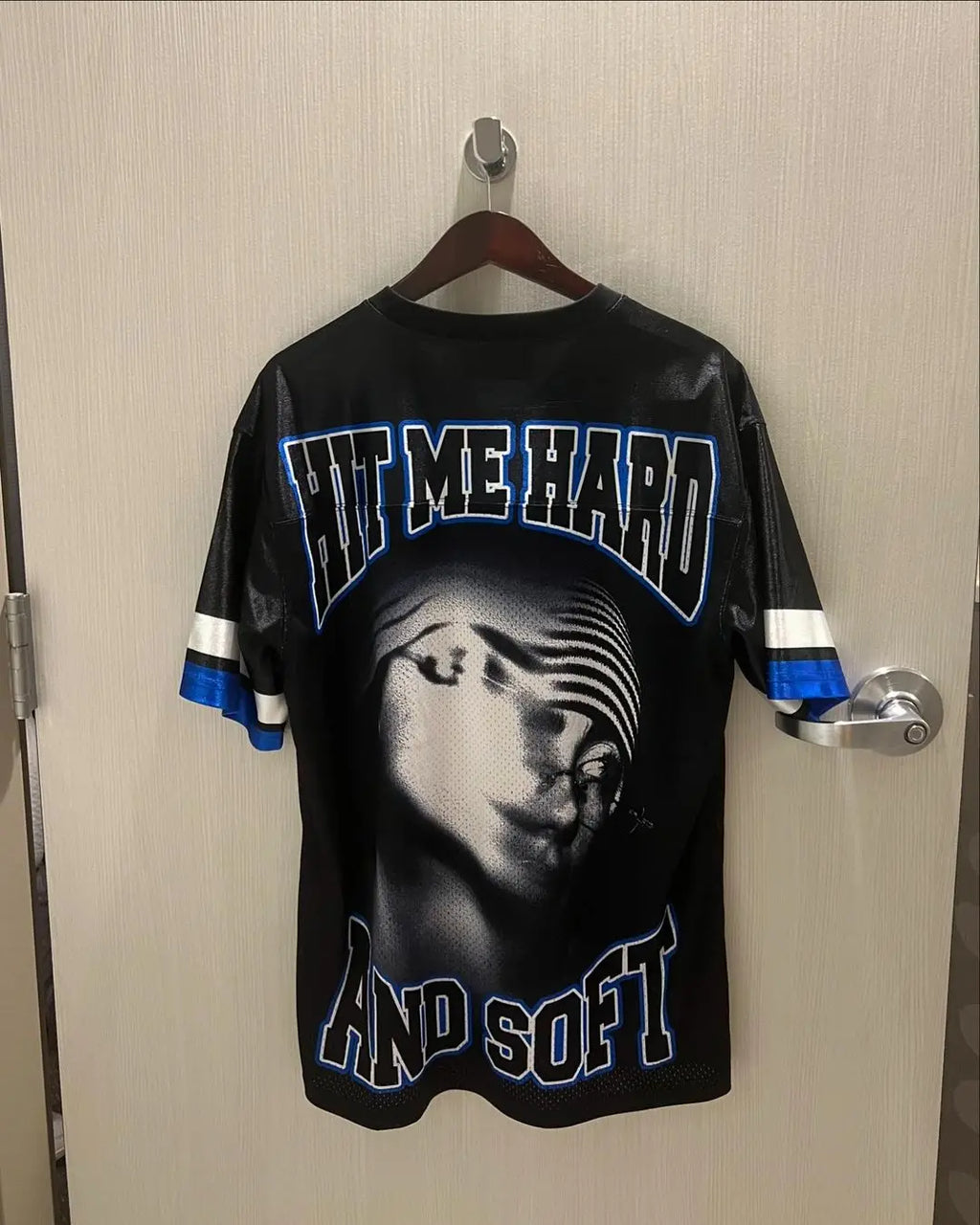 2024 new Blue jersey Hit Me Hard and Soft tour Fashion Crop Top T-shirts