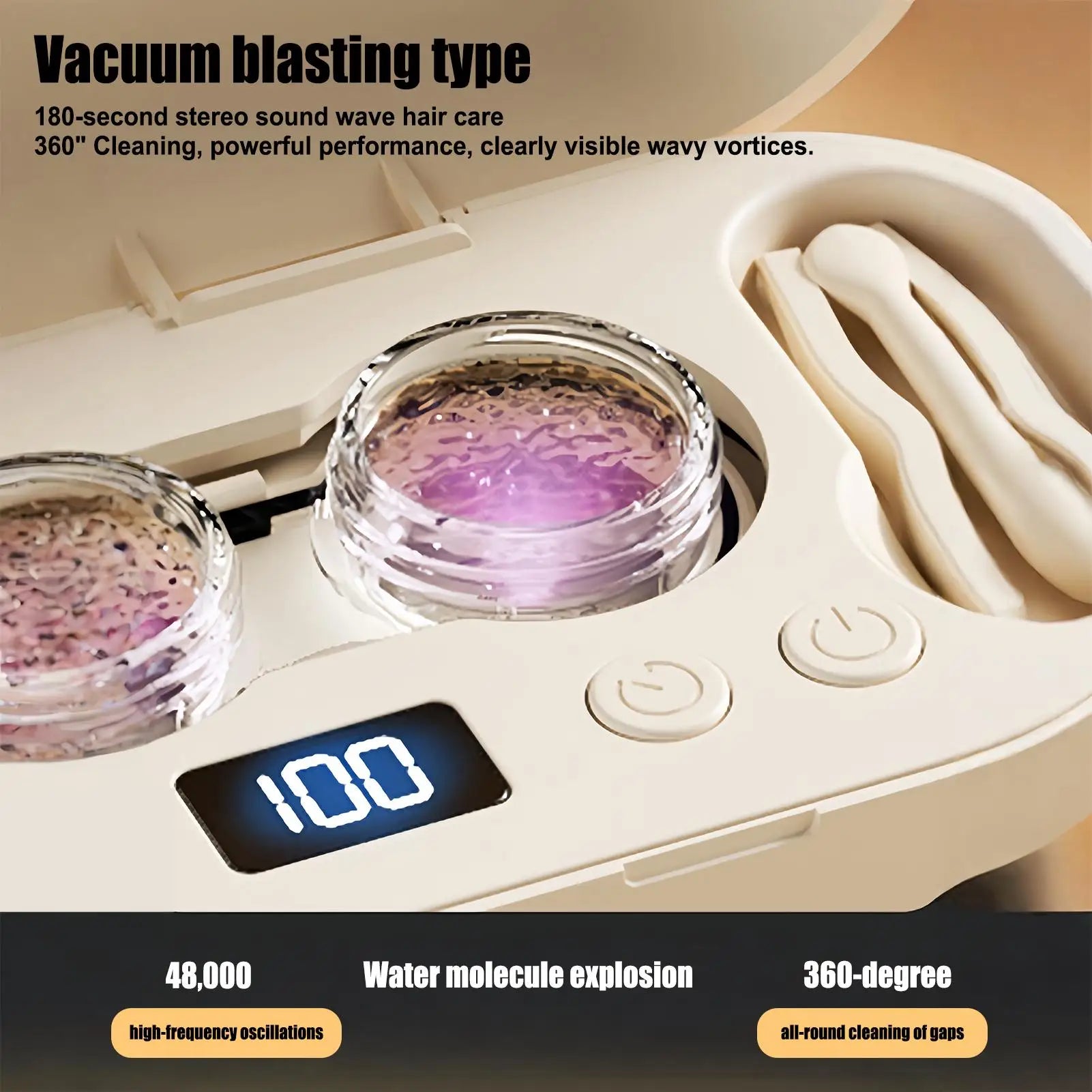 Travel Contact Lens Case Kit, Ultrasonic Portable Electric Home Supplies Cute Contact Lens Case for Outdoor Fitness Travel Home