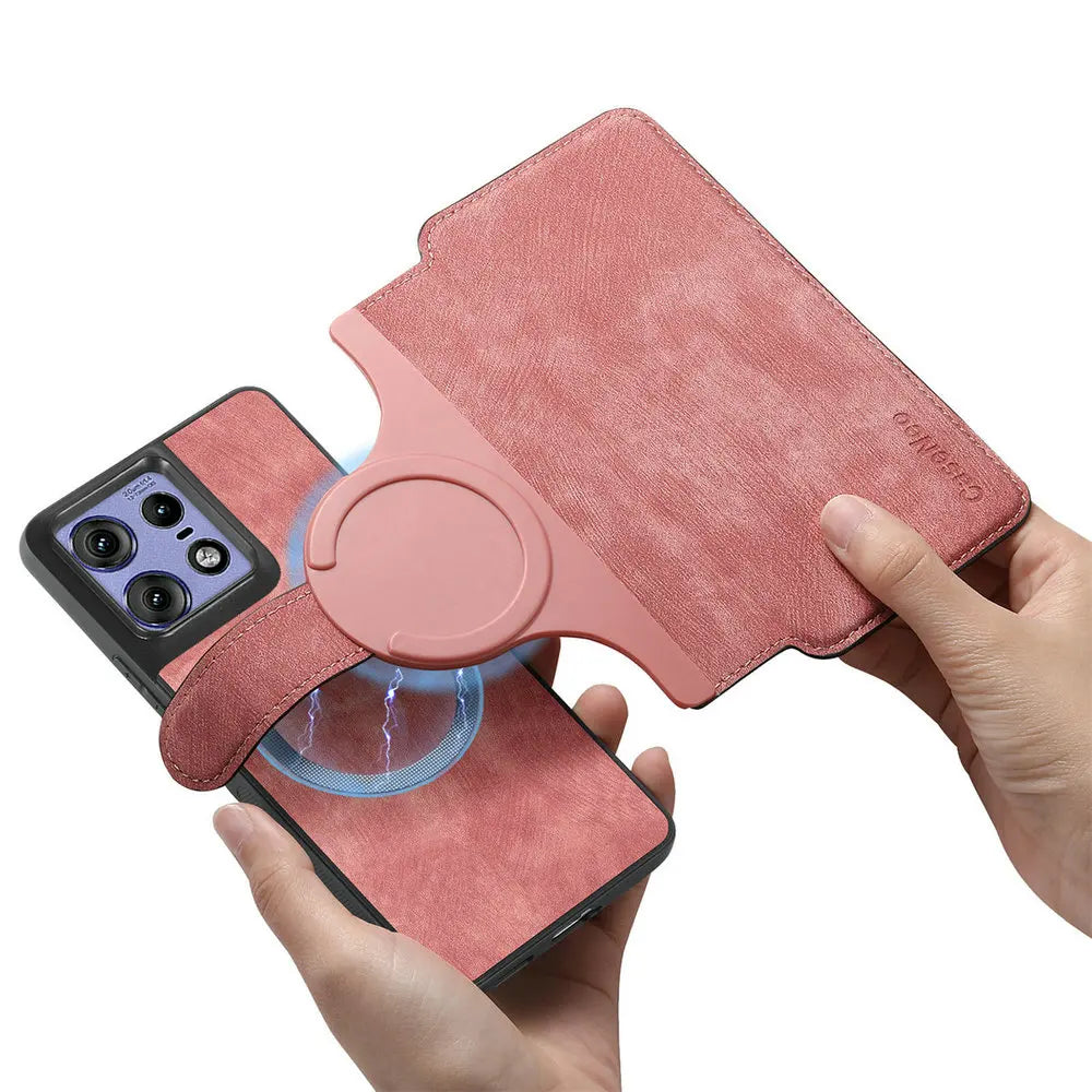 Edge 50 60 Fusion 5G Flip Case For Motorola Edge 60 Pro Detachable Leather Wallet Funda Moto Edge 50 Neo 60s Pro 70 S50 Cover