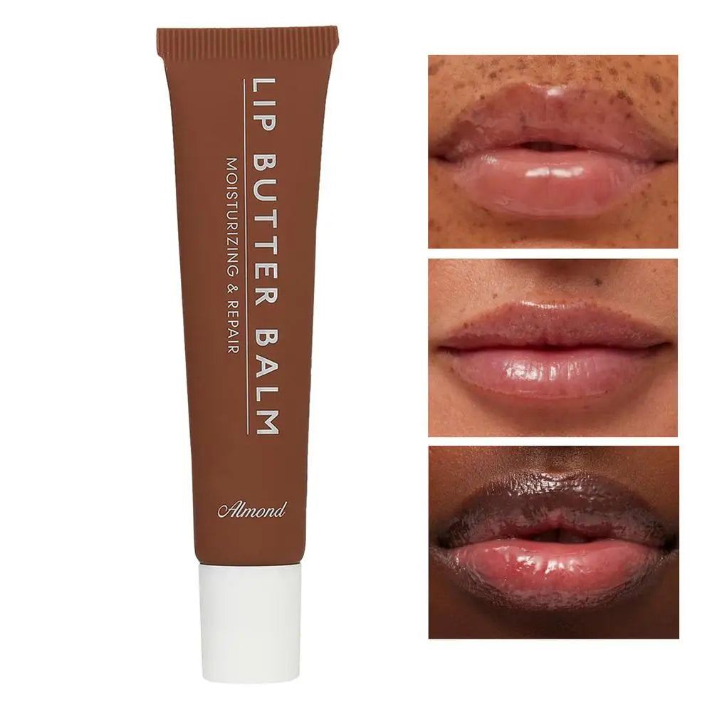 Lip Butter Balm Moisturizing Crystal Lip Balm Oil Jelly Lipgloss Liquid Lipstick Lip Tinted Brown Sugar Cherry Pink Lips Makeup
