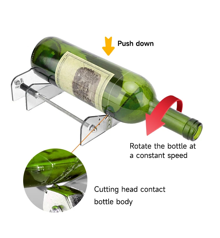 Glass bottle cutter, glass bottle cutting tool, DIY glass cutting machine