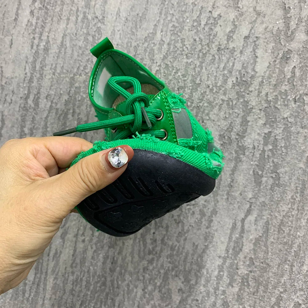 Summer Women Shoes Breathable Casual Flats Shoes Plus Size Lace Up Shoes Designers Shoes