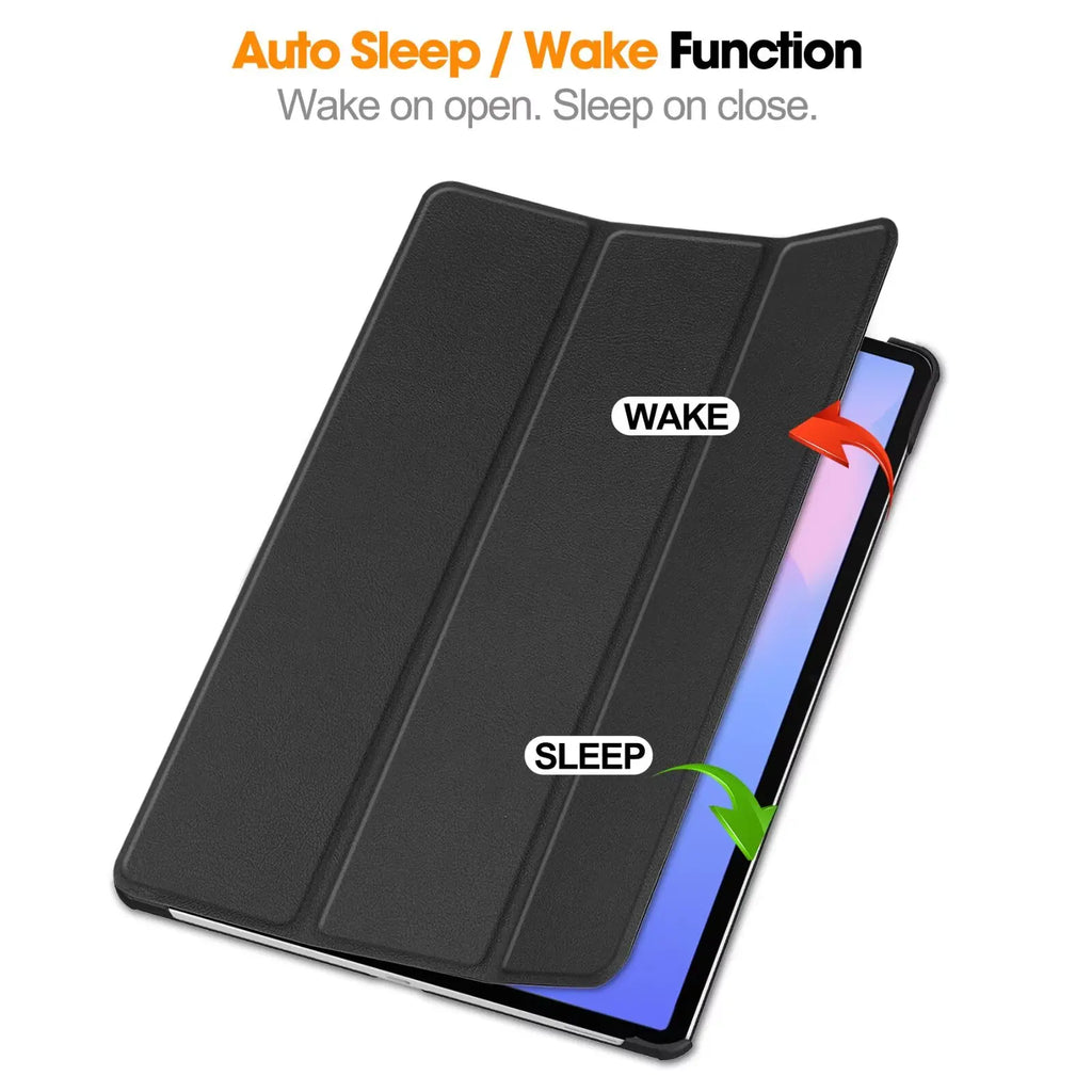 For Funda Tabwee W90 T90 11" Smart Tablet Case Tri-folded Stand  Cover with Hard Back Coque
