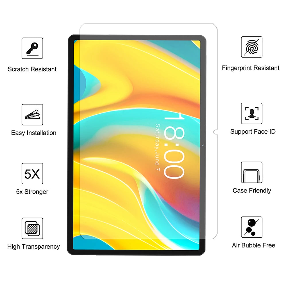 3PCS Glass screen protector for Huawei mediapad M6 M8 10.8 8.4 Turbo pro lite 10.1 8.0 T3 T5 9.6 M3 M2 T1-701 tablet film