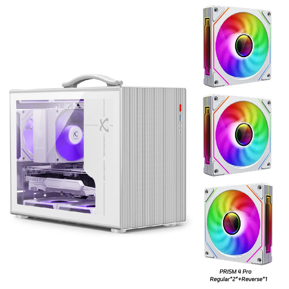 Power train X-Gamerx M1 PC gaming case M-ATX glass side-transparent portable mini computer case ATX SFX Power supply
