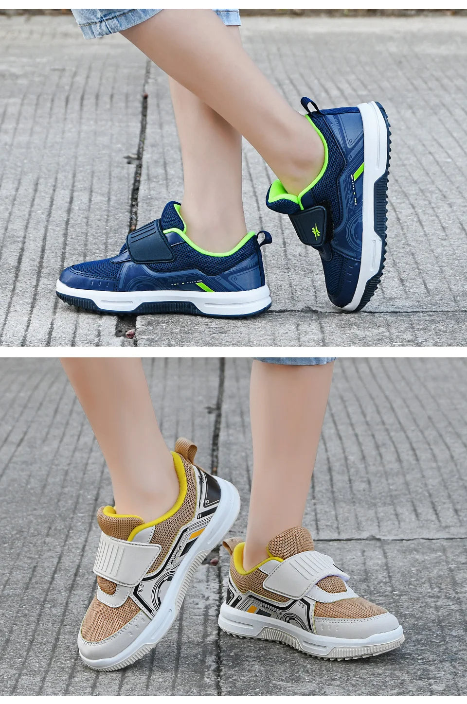 BONA  New Designers Running Shoes Fashion Classic Sneakers Children School Sport Footwear Comfy Kids Breathable