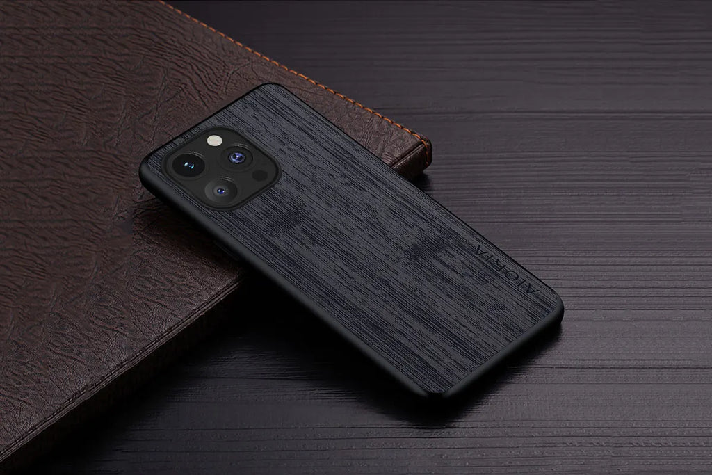Case for iPhone 15 14 13 12 11 Pro Max Plus Mini 5G bamboo wood pattern Leather cover Luxury coque for iPhone 15 pro max case