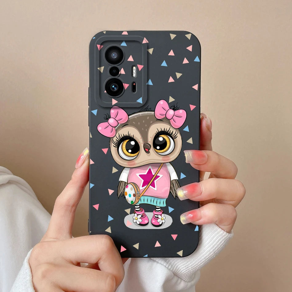 Love Heart Case For Xiaomi 11T Pro Back Cover Soft Liquid Silicone Full Protection Phone Covers For Xiaomi Mi 11t Pro 11 t Funda