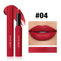 Women's Velvet Matte Lipstick Long-Lasting Non-Stick Cup Waterproof Nude Deep Red Lipstick Makeup 6 Colors Sexy Red Lip Gloss