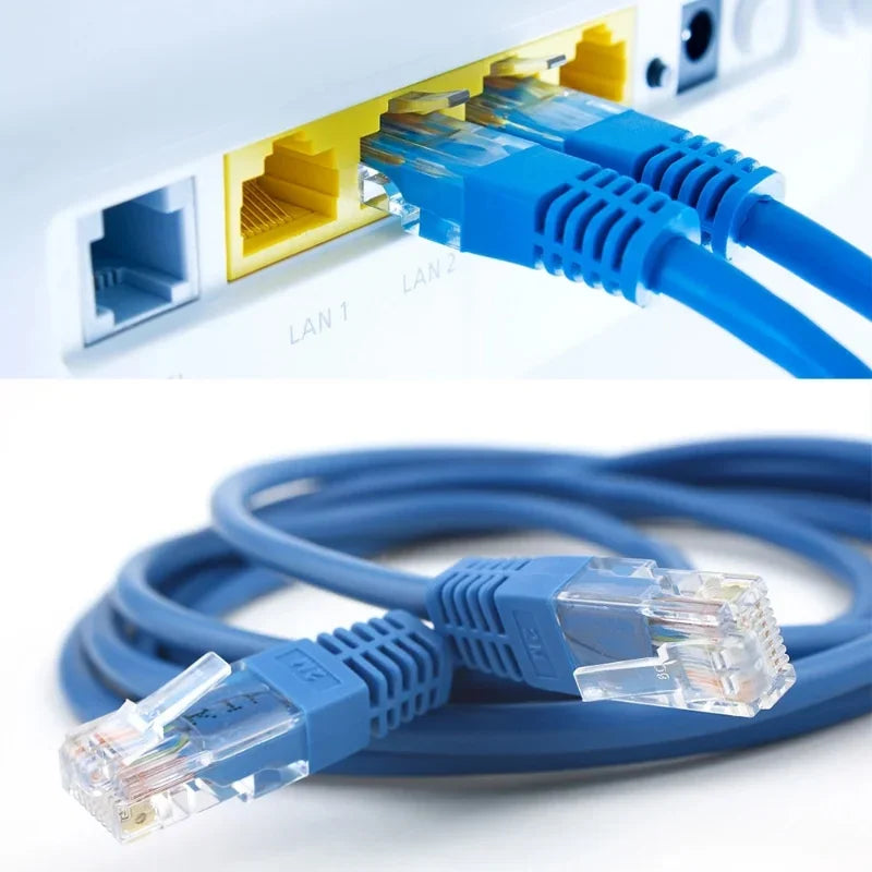 Rj45 Cat5e Connector Crystal Unshielded RJ45 Ends UTP 8Pin Modular Network Plug Connectors for Solid Stranded UTP Network Cable