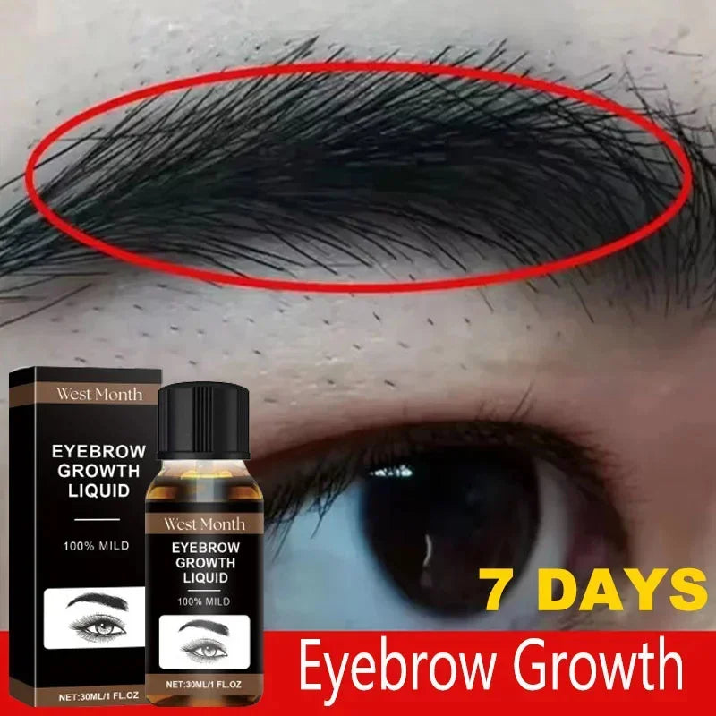 Eyebrow Growth Serum Eyelash Hair Growth Anti Hairs Loss Product Prevent Baldness Fuller Thicker Lengthening Eyebrow Makeup 30ml
