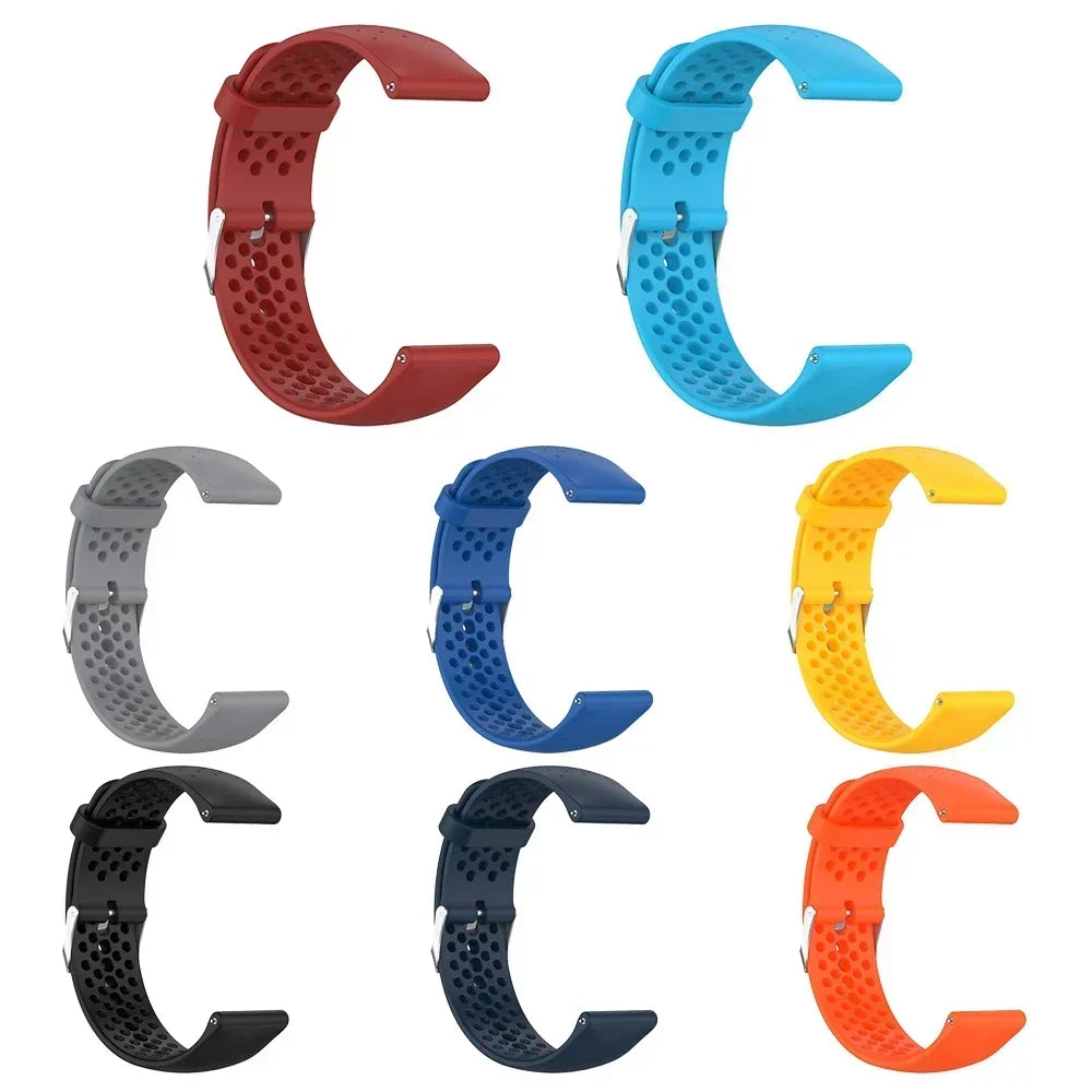 22MM Sports Silicone Watch Strap For Zeblaze Beyond 3 Pro Band Ares 3/GTR3/GTS3/Btalk3/Vibe 7/Stratos 2 3 Pro Plus Lite Bracelet