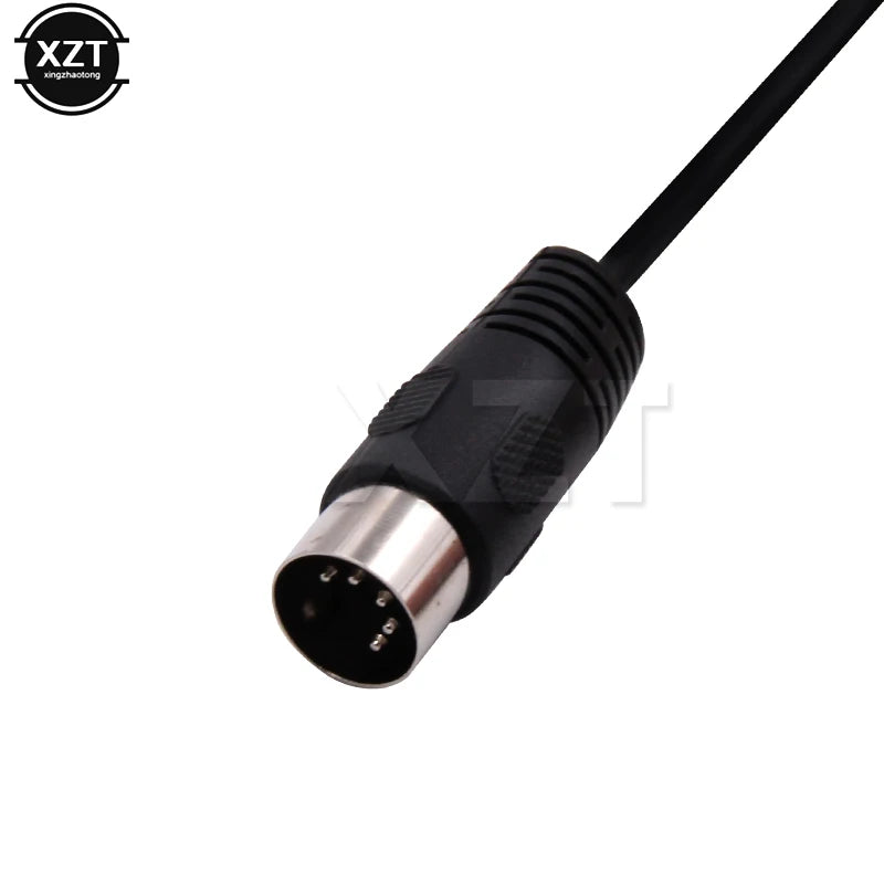 3.5mm Stereo Jack Audio Cable 3.5 mm Aux Male to MIDI Din 5 Pin MIDI Male Female Plug Audio Extension Cord for Microphone MIC