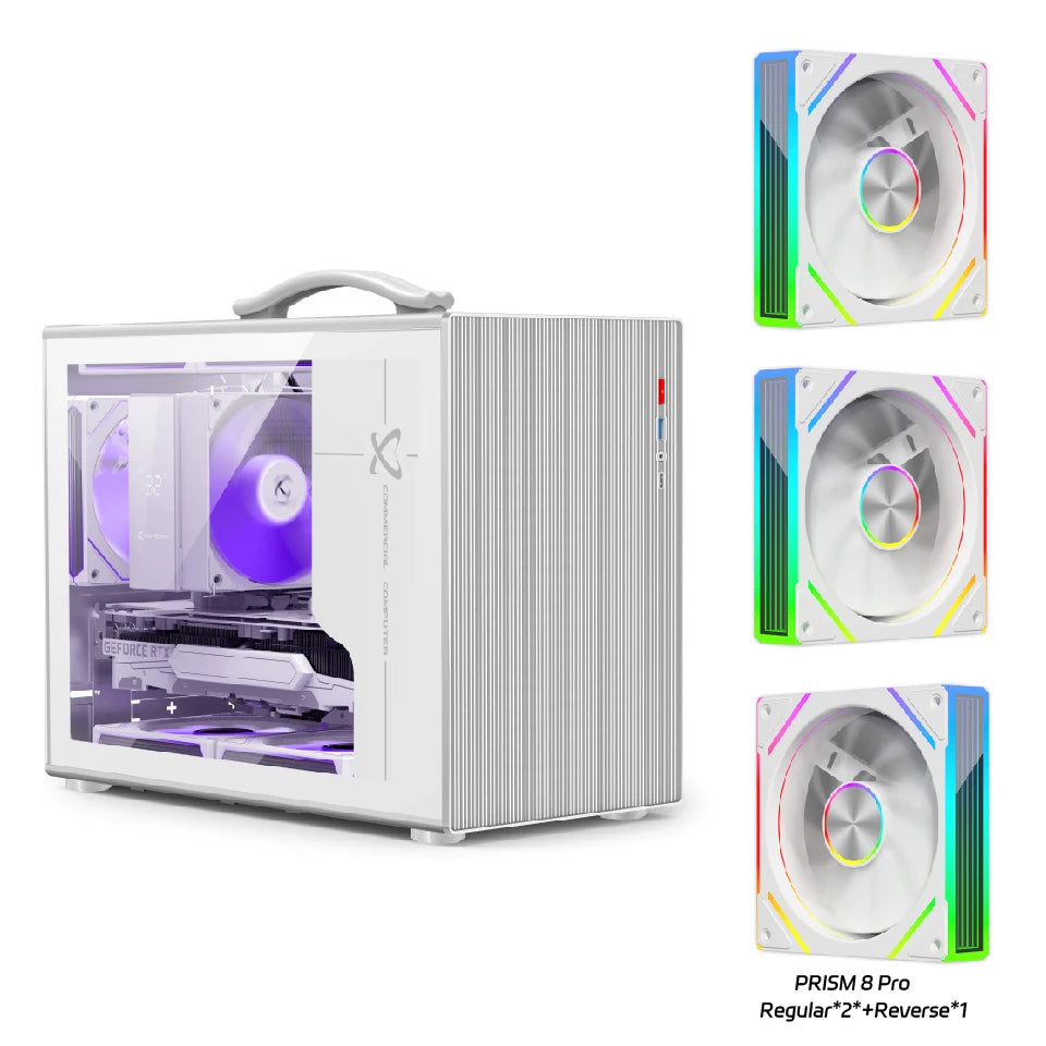 Power train X-Gamerx M1 PC gaming case M-ATX glass side-transparent portable mini computer case ATX SFX Power supply