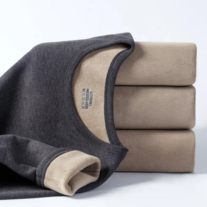 Winter Thermal Underwear Set Men Women Thickened Keep Warm for Cold Weather Long Sleeve Thermos Underwear Bottoming Top Pants