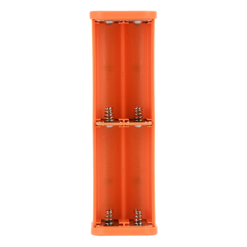 8 Slots 21700 Battery Case DIY Kit Mecha Transparent Quick Charge Flash Charger Battery Case Kit Power Bank Box Type C