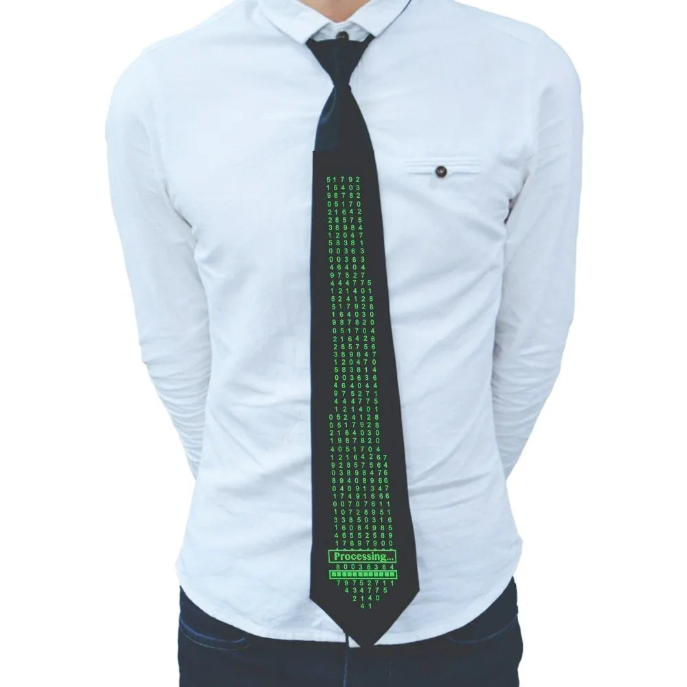 Apparel Accessories Rainbow LED Light Tie Adjustable Neon Flashing Glow Rave Party Necktie Narrow Hip-hop Luminous Cravat Street