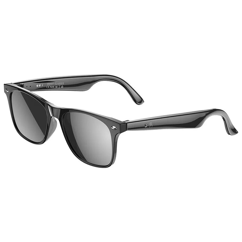 LIGE Smart Glasses AI Intelligent Real-time Translation Bluetooth 6.0 Sunglasses Outdoor Sport Earphone Calling Music Eyeglasses