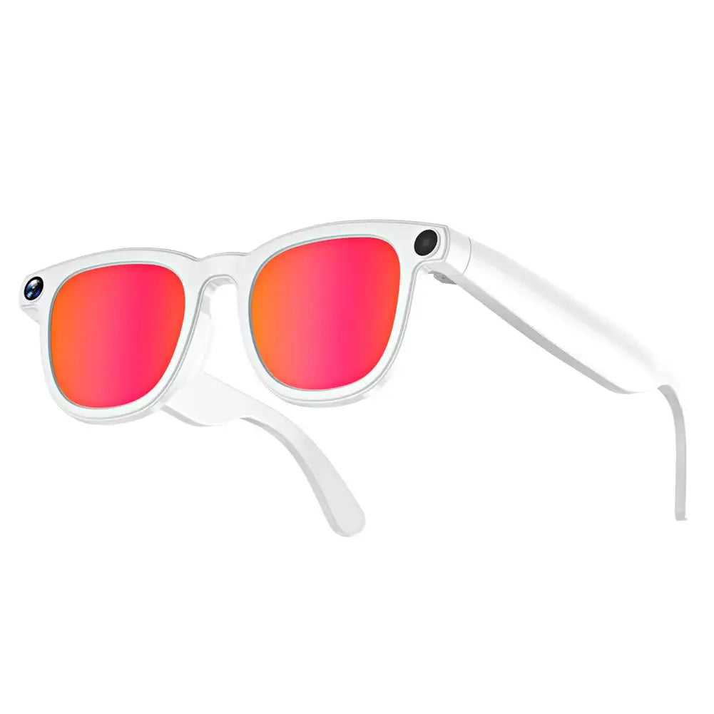 AI Glasses Smart Wearable 12 Megapixel Camera Video For Travel Recording 2K HD Hands Free Photo Capture Carry Gadget Tools