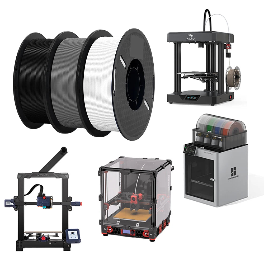 5kg/set PLA/PETG/TPU Filament 1.75MM 3d Printer Filament Materials 100% No Bubble Plastic Printing Materials for 3d Pen