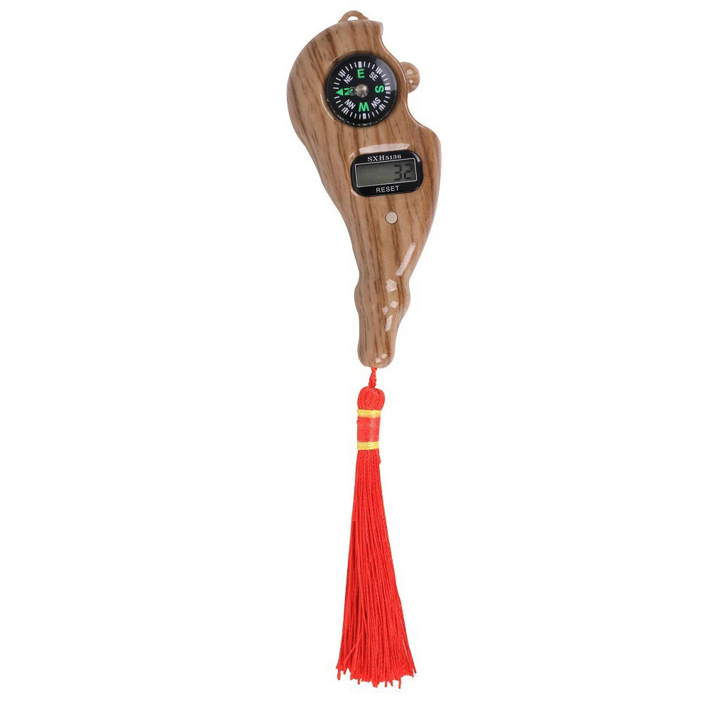 Electronic Digital Electronic Tally Counter with Compass Tassel Finger Game Toy Manual Reset Decompress Relax Tool LCD Register
