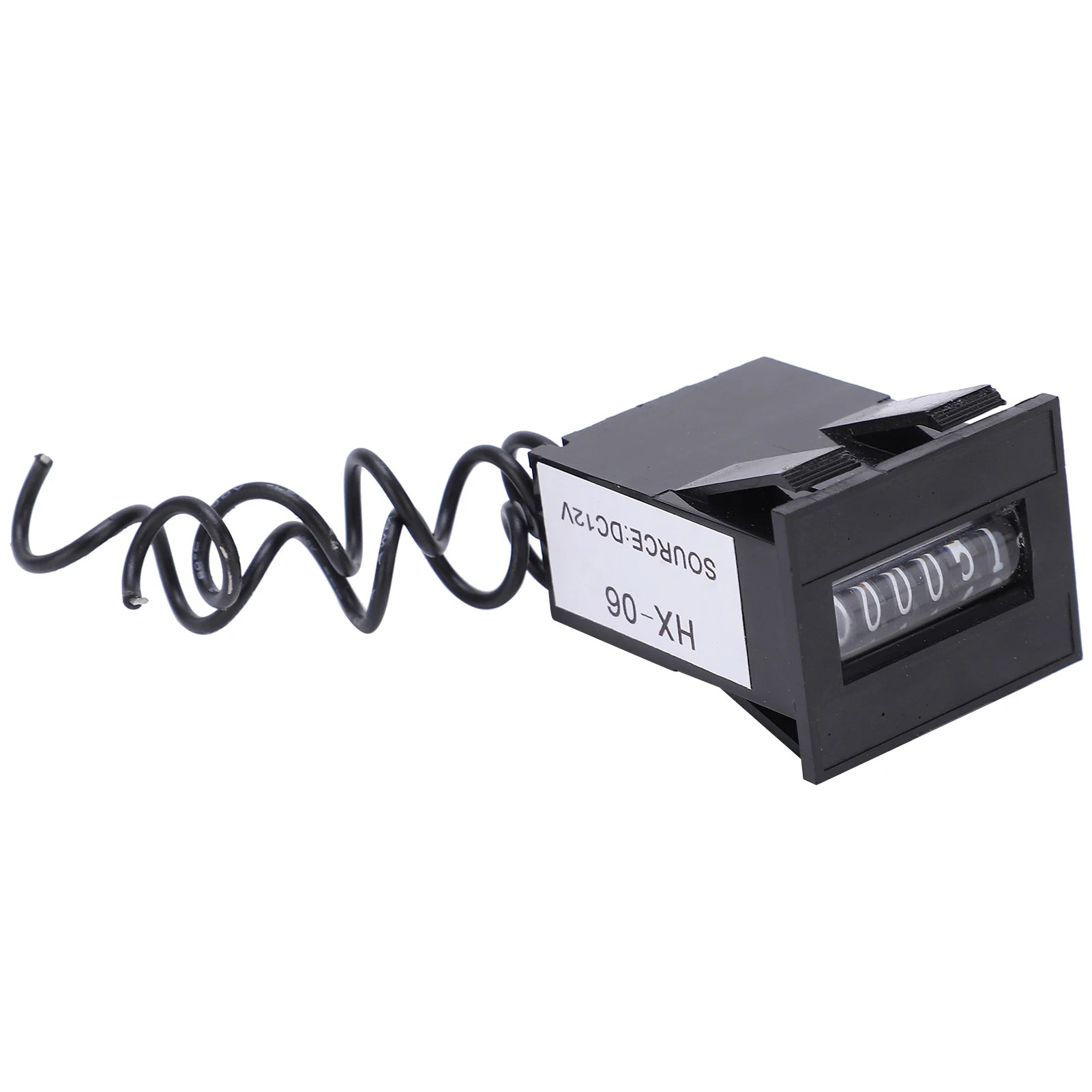 6 Digits Electronic Counter Electromagnetic Counter 6 Digits Electronic Industrial Totalizer with No Clear Function HX‑06