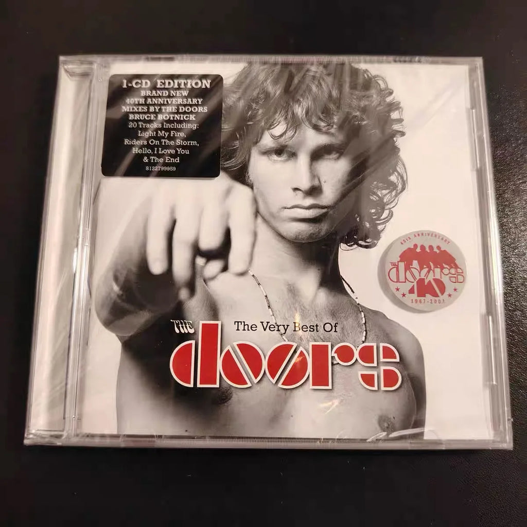 Blues Rock Jim Morrison Music CD The Very Best of the Doors Album Music Record Cosplay Walkman Car Soundtracks Box Party Music