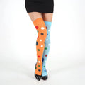 Halloween Party Stockings Clown Dotted Knee High Socks Holiday DIY Decorations