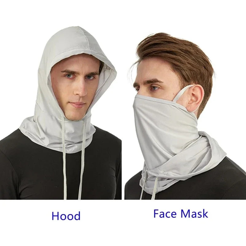 Thin Breathable Balaclava Hat Motorcycle Bicycle Full Face Mask Summer Cycling Helmet Hood Covers Outdoor Sports Neck Sunhat