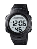 Skmei Led Light Display Chrono Digital Sport Watches Mens 10bar Top Waterproof Wristwatch 10 Year Battery Life Alarm Date Clock