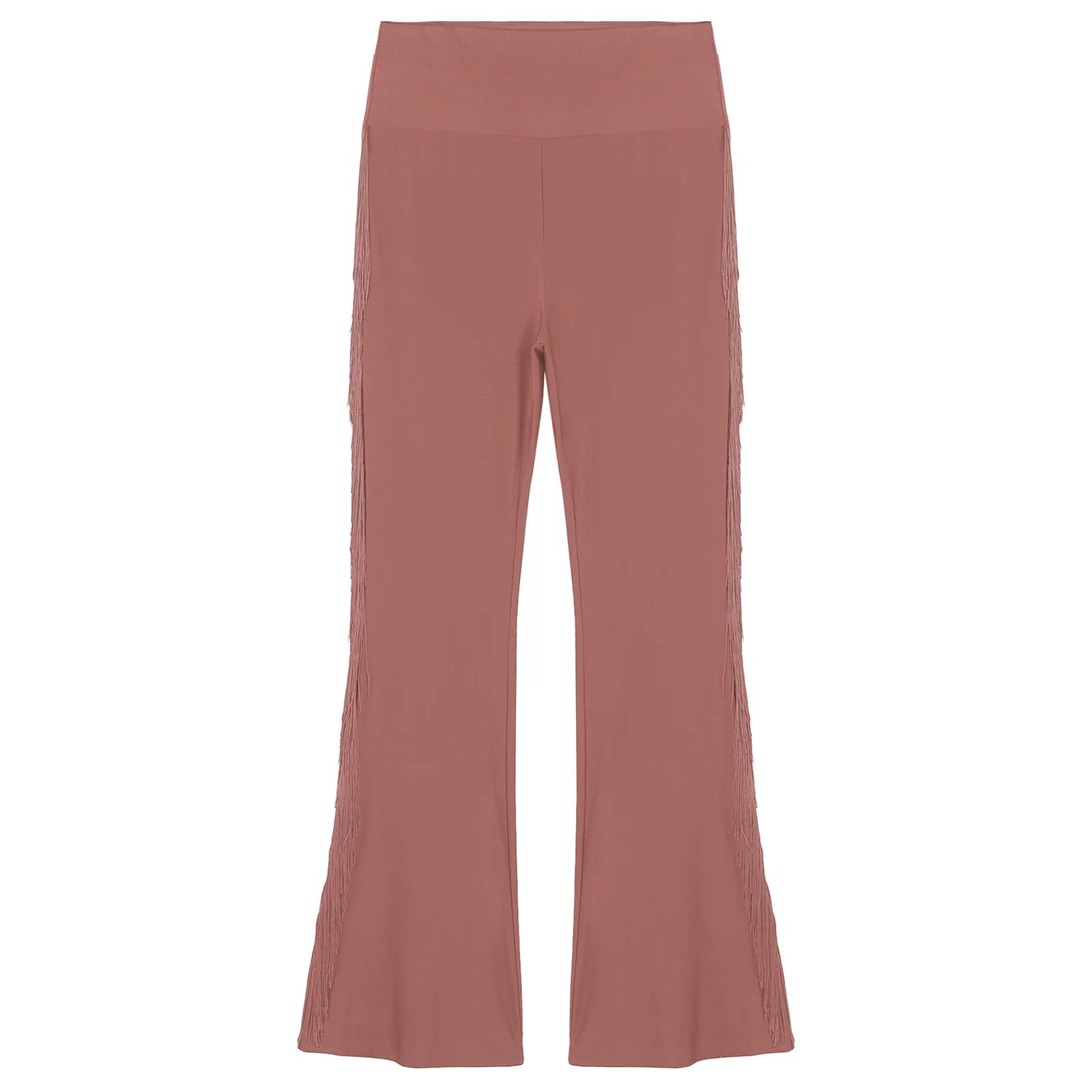 Mens Tassel Flared Pants Vintage Bell-Bottom High Waist Trousers for Jazz Latin Dance Stage Performance Club Disco Party Costume