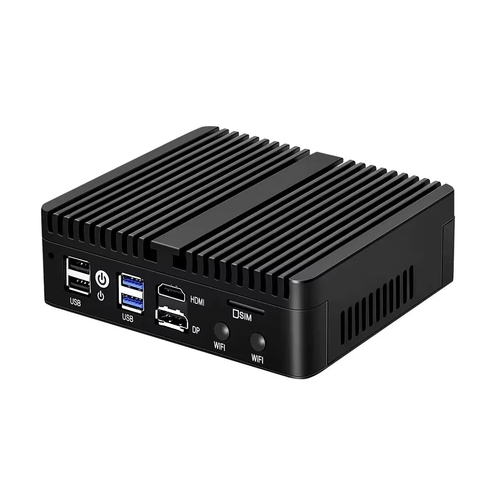 Topton pfSense Firewall Soft Router J6412 N150 N100 4x i226-V 2.5G LAN NVMe Barebone Fanless Mini PC HDMI2.0 DP AES-NI OPNsense