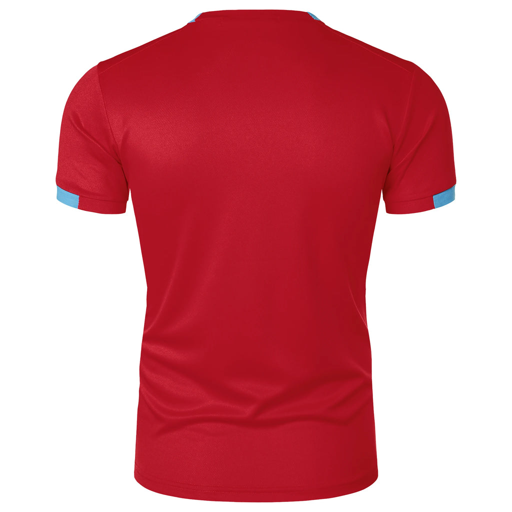 Summer men's fitness sports training Breathable short sleeve quick drying clothes men's sports fashion short sleeve T-shirt