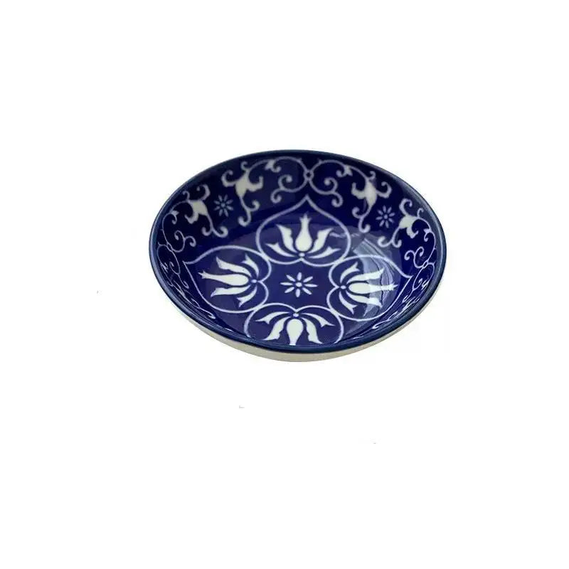 【HGPA】Ceramic Condiment Dishes, Bohemian Style Plates, Sauce Dishes, Suitable For Kitchens, Restaurants, Sushi Shops