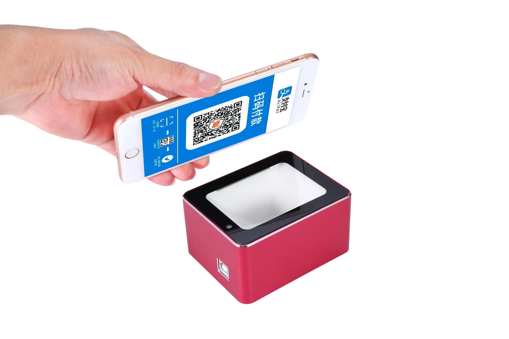 Cheapest 2D CMOS Desktop QR Code Barcode Reader Wired High-end Barcode Scanner With USB Interface Payment Box