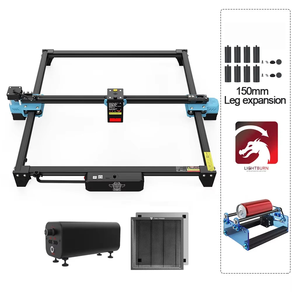 Twotrees TTS-20 pro Laser Engraving Machine ESP32 Master Control Multiple Materials DIY Wood Laser Engraver Cutting Machines