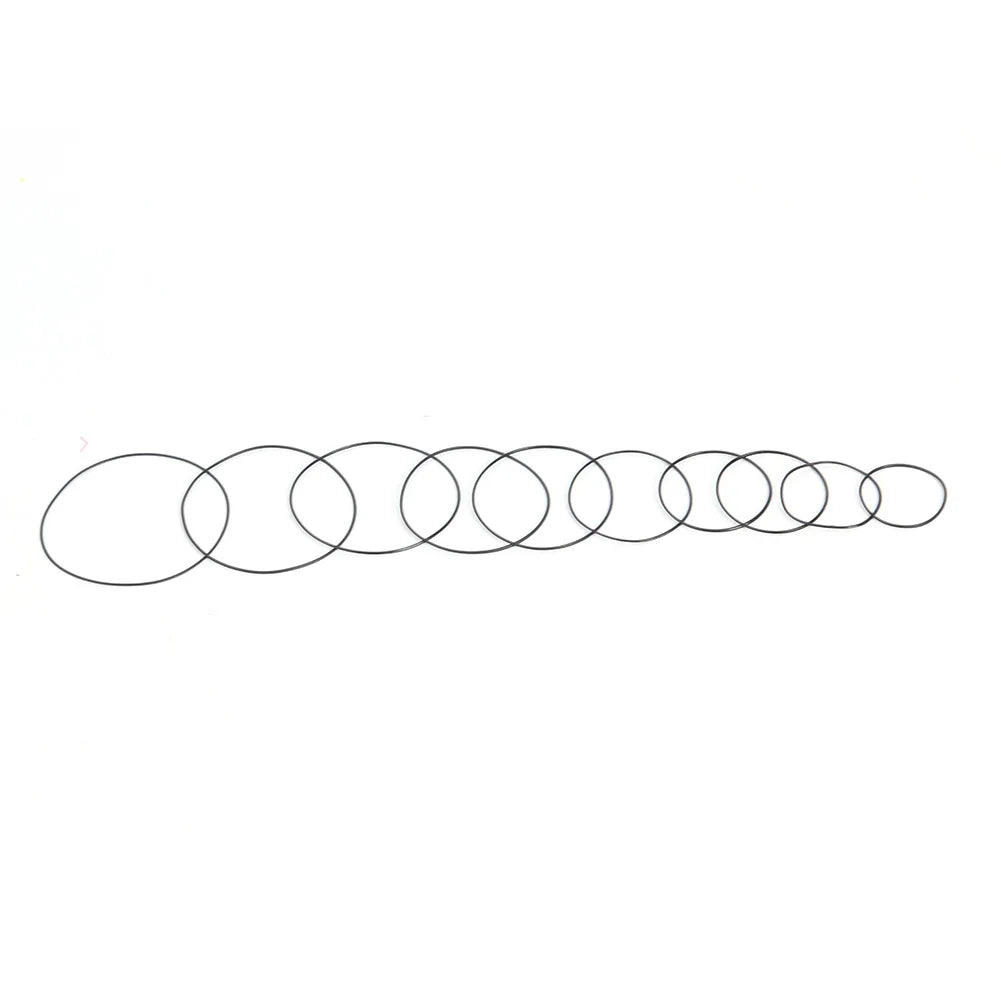 200pcs Waterproof 0.5mm/0.6mm/0.7mm O-Ring Watch Back Seal Cover Mini Rubber Washer O-Ring Watch Gaskets Watch Repair Tools