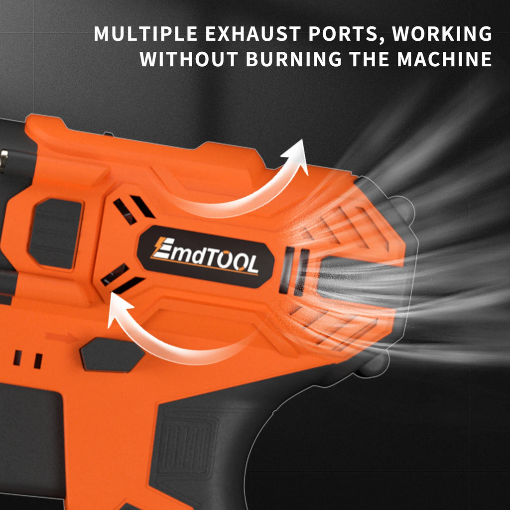 45Nm Cordless Drill with 2 X 1.5Ah Li-Ion Batteies and Charger, 140W, 25+1 Torque, 2 Speed, 2700RPM, 29 Accessories, Carry Case