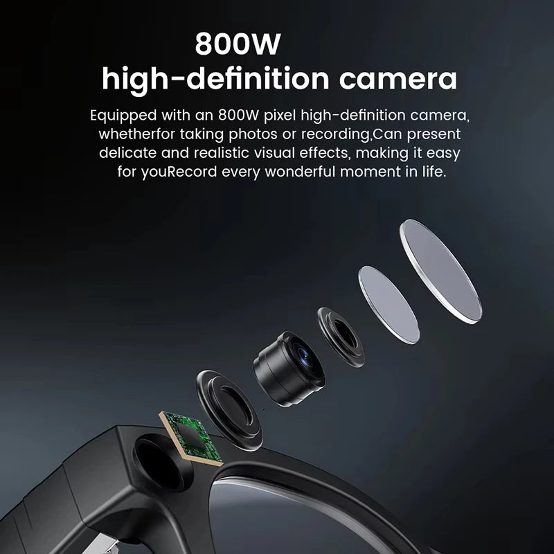 2026 AI Smart Glasses: AI Voice Translation, Video, Bluetooth Call, Music Touch Photochromic Lenses Hands-free, Universal Gift