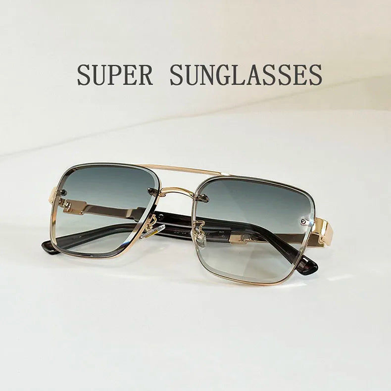Designer Square Sunglasses For Men Oculos Vintage Trending Sunglasses Dropshipping Glasses Vacation Outdoor Lentes Gafas De Sol