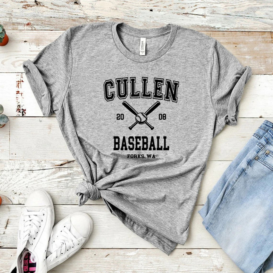 Twilight T Shirt Forks T-shirt Cullen Baseball Shirt Unisex Women Men Tshirts Graphic Tee Streetwear Women Top Crewneck Tshirts