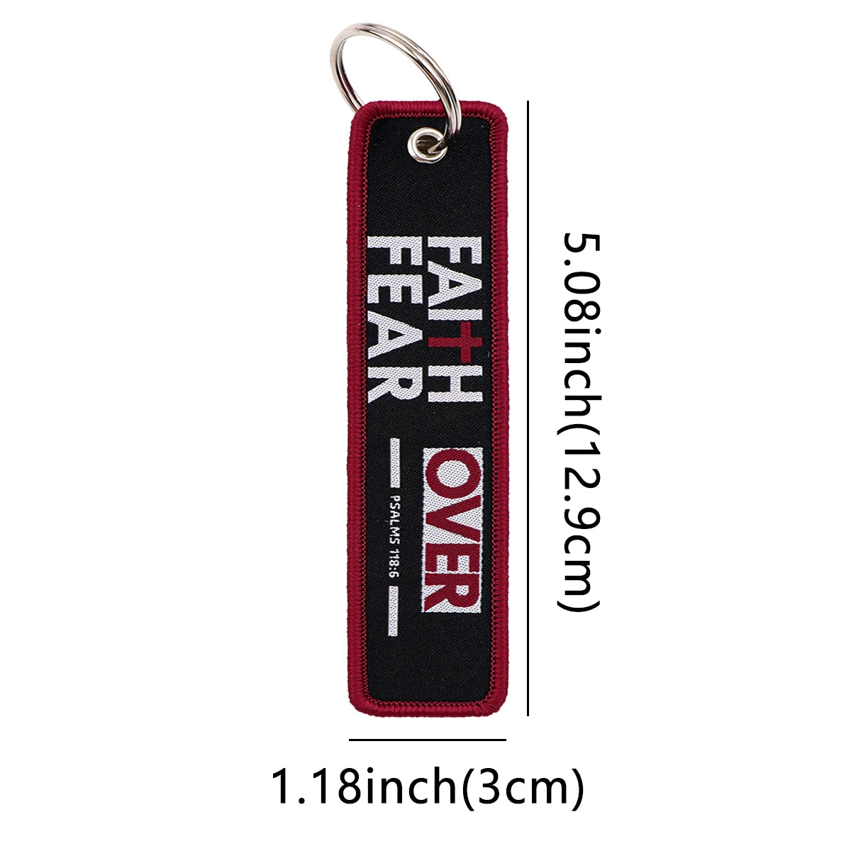 Music Is My Drug Embroidery Keyring Quotations Key Tag For Cars Backpack Keychain Black Fashion Accessories Gifts for Friends