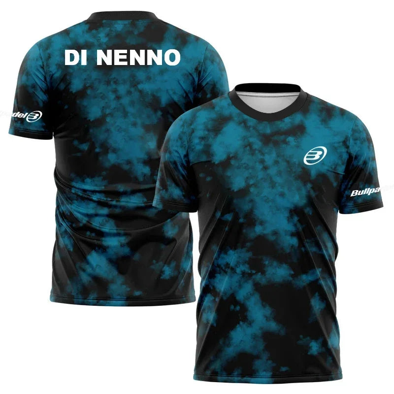 2026 Men's Quick Drying Padel T-Shirt Breathable Tennis Short Sleeve Tops World Padel Fans T Shirts Fitness Running Sportwear