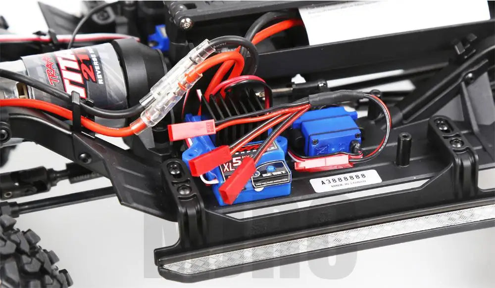 Ajrc Three In One Cable Esc Power Supply External Wiring Jst For 1/10 Rc Crawler Car Defender Trx6 Trx4 Tactical Unit Bronco