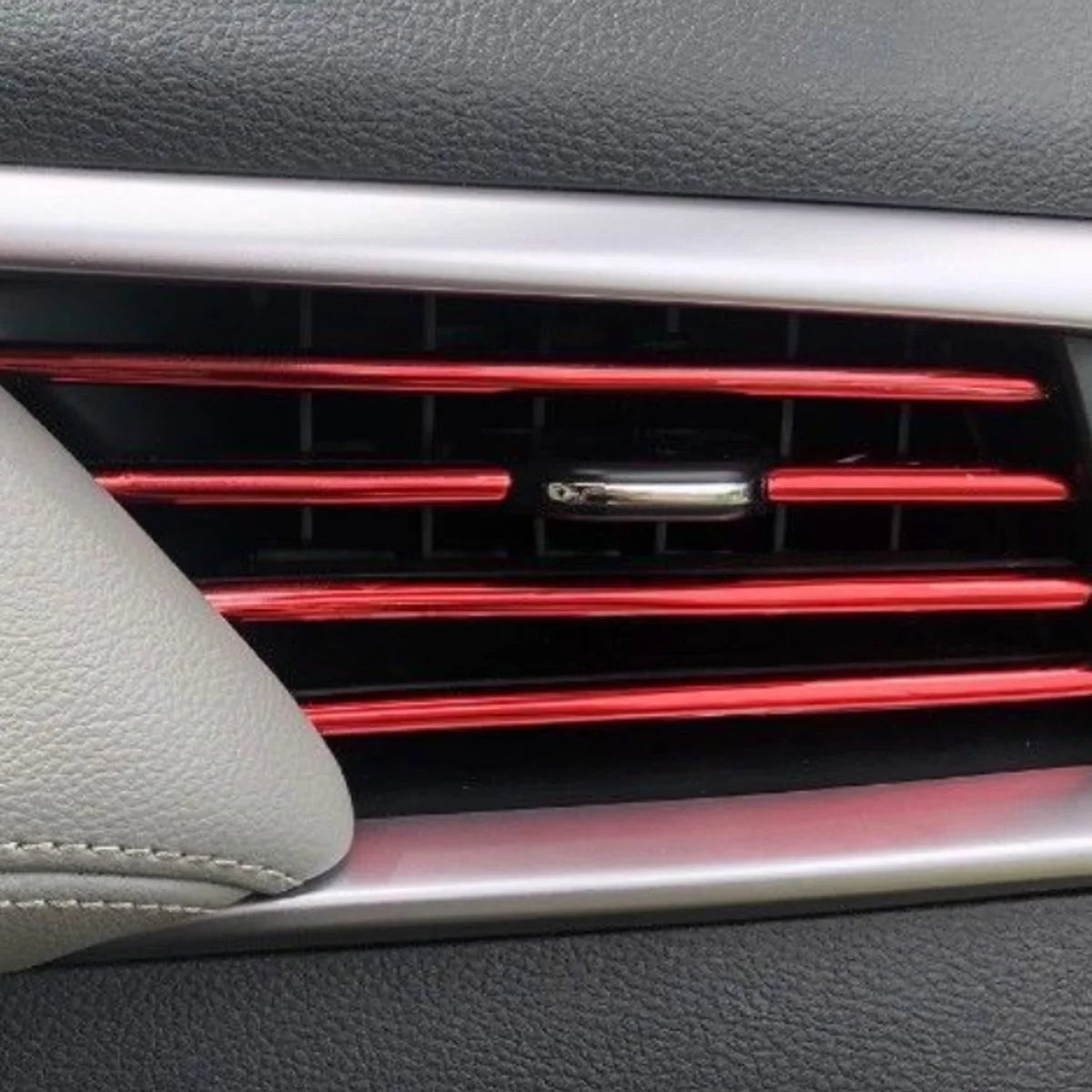 10 pcs 20cm car air conditioning vent decoration U-shaped decorative strips for bendable and cutting car door corners